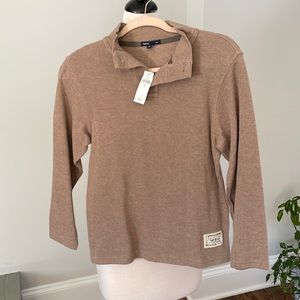 Boys net long sleeve top